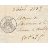 Duché de Savoie - Chambéry - 02/08/1825 - Droit de douane - 50 livres et 15 centimes - Etat : SUP