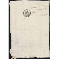 Duché de Savoie - Pont de Beauvoisin - 07/05/1831 - Douane - 2 livres et 15 centimes - Etat : SUP