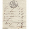 Duché de Savoie - Pont de Beauvoisin - 20/07/1837 - Douane - 1 livre et 15 centimes - Etat : TTB