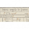 1823 - Bordeaux - Agen - Loterie Royale de France - 1 franc 50 centimes - Etat : SUP