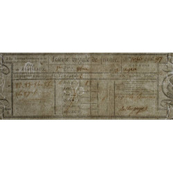 1823 - Bordeaux - Agen - Loterie Royale de France - 6 francs - Etat : SUP