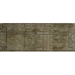 1823 - Bordeaux - Agen - Loterie Royale de France - 6 francs - Etat : SUP