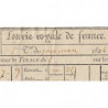 1824 - Paris - Agen - Loterie Royale de France - 2 francs 25 centimes - Etat : TTB