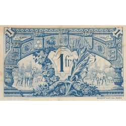 Auch (Gers) - Pirot 15-7 variété - 1 franc - Série G - 18/11/1914 - Etat : TTB