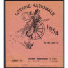 1934 - Loterie Nationale - 1e tranche - Carnet de 9 billets - Etat : SUP+