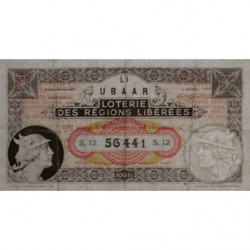 1934 - Loterie des Régions Libérées - S.12 - Etat : TTB