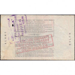 1938 - Loterie Nationale - 13e tranche - 1/10ème - Gueules cassées - Etat : TB+