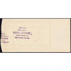 1938 - Loterie Nationale - 15e tranche - 1/100ème - Maison du Bonheur - Etat : SUP