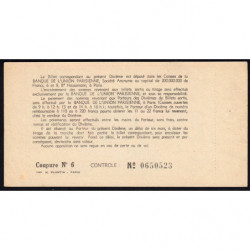 1939 - Loterie Nationale - 8e tranche - 1/10ème - Union Nat. des Combattants - Etat : SUP+