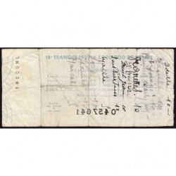 1939 - Loterie Nationale - 18e tranche - Etat : TB-