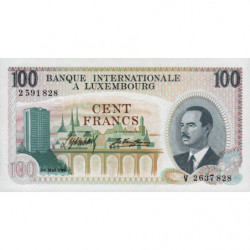Luxembourg - Pick 14 - 100 francs - Série V - 01/05/1968 - Etat : NEUF
