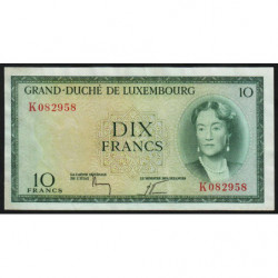 Luxembourg - Pick 48a_3 - 10 francs - Série K - 1964 - Etat : SUP
