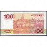 Luxembourg - Pick 58a - 100 francs - Série F - 1986 - Etat : TTB-