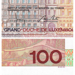 Luxembourg - Pick 58b - 100 francs - Série Q - 1993 - Etat : NEUF