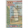 La Réunion - Pick 54b - 10 nouv. francs sur 500 francs - Série R.1 - 1971 - Etat : TTB-