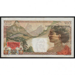 St-Pierre et Miquelon - Pick 32 - 2 nouv. francs sur 100 francs - Série E.81 - 1963 - Etat : TTB+