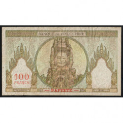 Tahiti - Papeete - Pick 14d - 100 francs - Série P.231 - 1961 - Etat : TB-