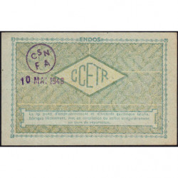 100 kg acier ordinaire - 30/09/1948 - Endossé - Série IS - Etat : SPL