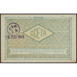 100 kg acier ordinaire - 30/09/1948 - Endossé - Série IS - Etat : TTB