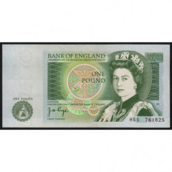 Grande-Bretagne - Pick 377a1 - 1 pound - 1978 - Etat : NEUF