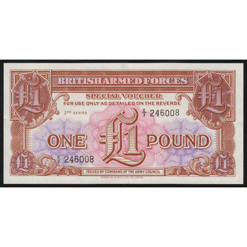 Grande-Bretagne - Pick M29 - 1 pound - 1956 - Etat : pr.NEUF