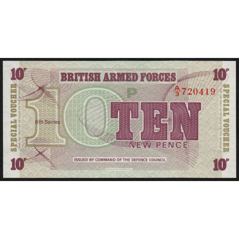 Grande-Bretagne - Pick M48 - 10 new pence - Série A/3 - 1972 - Etat : NEUF