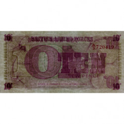 Grande-Bretagne - Pick M48 - 10 new pence - Série A/3 - 1972 - Etat : NEUF