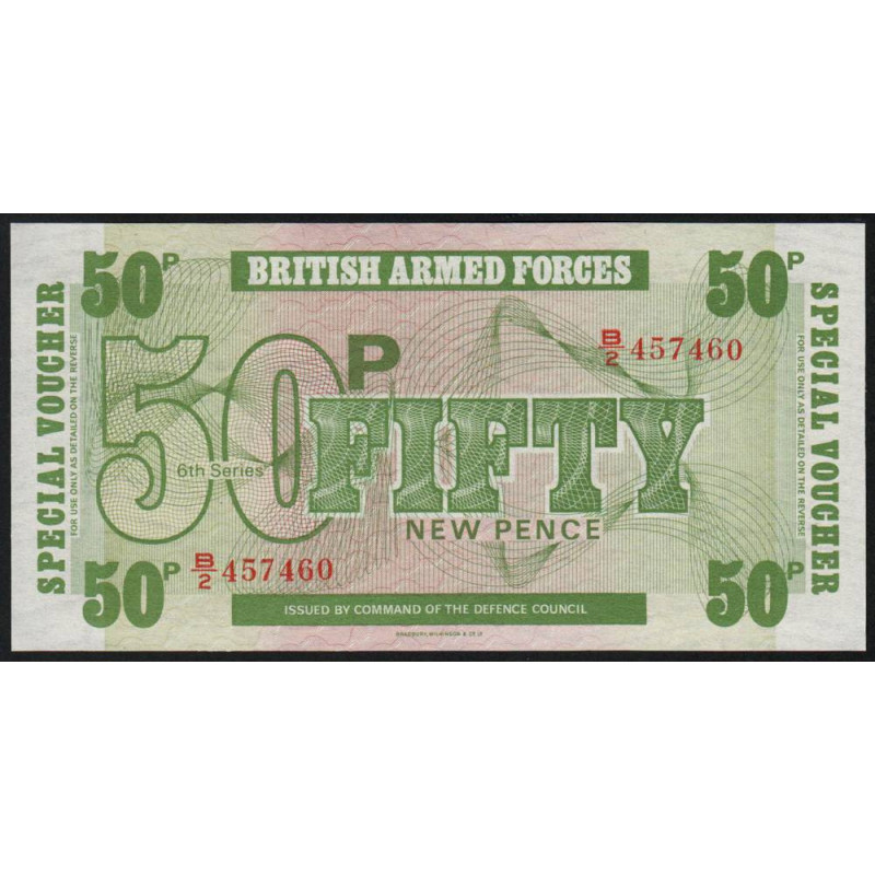 Grande-Bretagne - Pick M49 - 50 new pence - Série B/2 - 1972 - Etat : NEUF