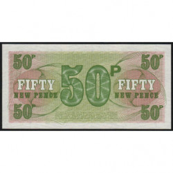 Grande-Bretagne - Pick M49 - 50 new pence - Série B/2 - 1972 - Etat : NEUF