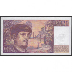 F 66-08 - 1987 - 20 francs - Debussy - Série E.020 - Etat : SUP