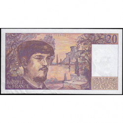 F 66-08 - 1987 - 20 francs - Debussy - Série F.020 - Etat : TTB-