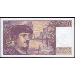 F 66-04 - 1983 - 20 francs - Debussy - Série K.011 - Etat : TTB