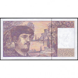 F 66bis-01 - 1990 - 20 francs - Debussy - Série C.028 - Etat : SPL