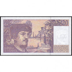 F 66bis-02 - 1991 - 20 francs - Debussy - Série W.033 - Remplacement - Etat : SUP