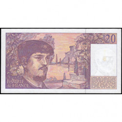 F 66bis-02 - 1991 - 20 francs - Debussy - Série Z.033 - Etat : TTB+