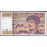 F 66bis-02 - 1991 - 20 francs - Debussy - Série W.034 - Remplacement - Etat : TB+