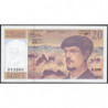 F 66bis-03 - 1992 - 20 francs - Debussy - Série O.036 - Etat : SPL