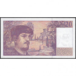 F 66bis-03 - 1992 - 20 francs - Debussy - Série O.036 - Etat : SPL