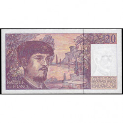 F 66bis-05 - 1993 - 20 francs - Debussy - Série O.041 - Etat : TTB+