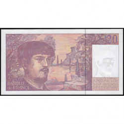 F 66ter-01 - 1995 - 20 francs - Debussy - Série X.047 - Etat : SPL