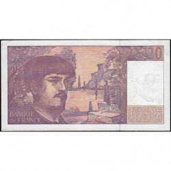 F 66ter-02 - 1997 - 20 francs - Debussy - Série A.055 - Etat : TTB-