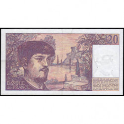 F 66-01 - 1980 - 20 francs - Debussy - Série Q.003 - Etat : TTB+