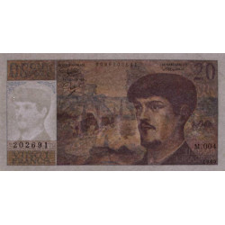 F 66-01 - 1980 - 20 francs - Debussy - Série M.004 - Etat : TTB+