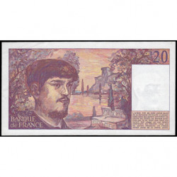 F 66-07 - 1986 - 20 francs - Debussy - Série A.017 - Etat : SUP