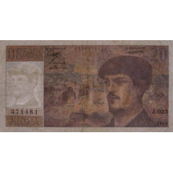 F 66-09 - 1988 - 20 francs - Debussy - Série J.023 - Etat : TB-