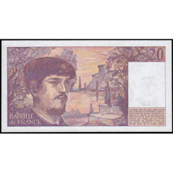 F 66-10 - 1989 - 20 francs - Debussy - Série L.025 - Etat : SUP