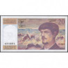 F 66-10 - 1989 - 20 francs - Debussy - Série P.025 - Etat : SUP+