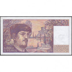 F 66-10 - 1989 - 20 francs - Debussy - Série P.025 - Etat : SUP+