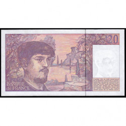 F 66bis-01 - 1990 - 20 francs - Debussy - Série Z.028 - Etat : SPL