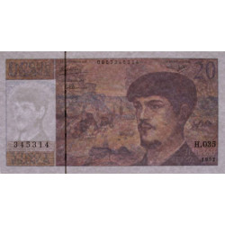 F 66bis-03 - 1992 - 20 francs - Debussy - Série H.035 - Etat : NEUF